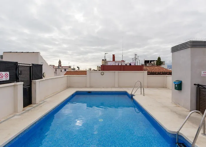 Historic Centre + Rooftop + Parking Apartman Málaga